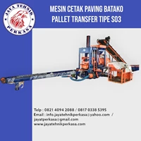 Paving Brick Transfer Pallet Printing Machine / Paving Printing Machine Type S03