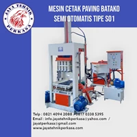 Semi-Automatic Brick Paving Printing Machine Type S01